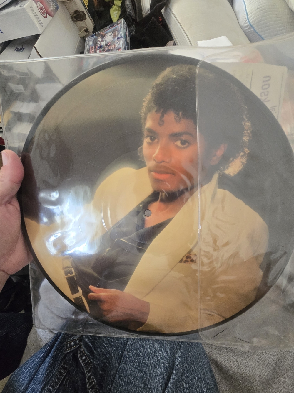 Michael Jackson Picture Disc Vinyl Record - Black
